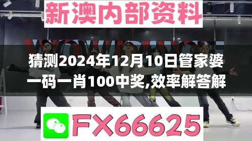 猜测2024年12月10日管家婆一码一肖100中奖,效率解答解释落实_4DM10.281