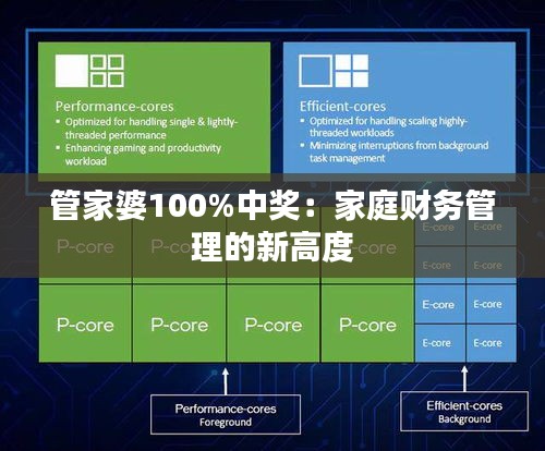 管家婆100%中奖：家庭财务管理的新高度