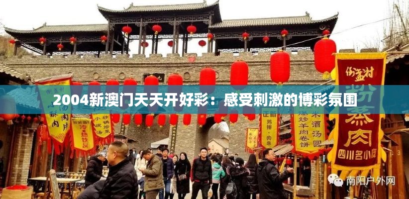 2004新澳门天天开好彩：感受刺激的博彩氛围