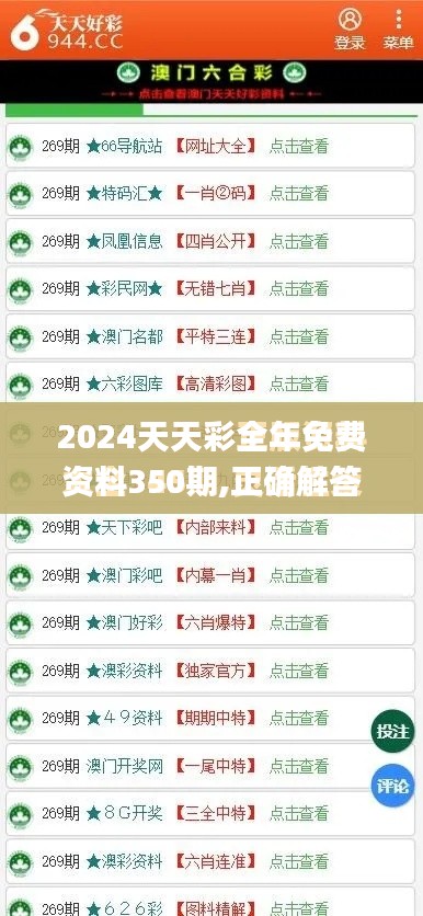 2024天天彩全年免费资料350期,正确解答落实_复刻版18.228