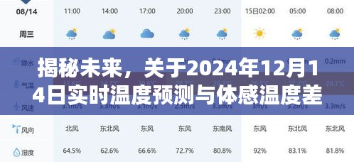 探索未来，揭秘实时温度预测与体感温度差异的奥秘（2024年12月14日）