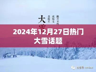 关于热门大雪话题的探讨，2024年大雪来临之际