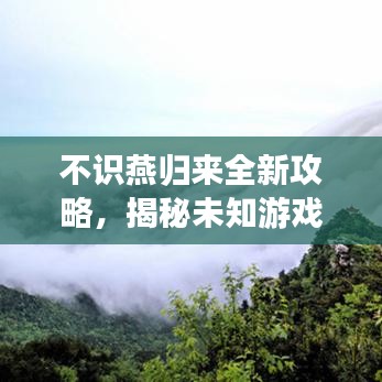 不识燕归来全新攻略，揭秘未知游戏世界的奥秘