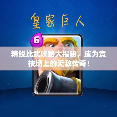 精锐比武攻略大揭秘，成为竞技场上的无敌传奇！