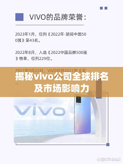 揭秘vivo公司全球排名及市场影响力