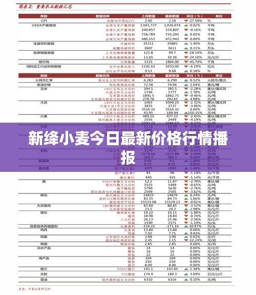 新绛小麦今日最新价格行情播报