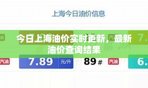 今日上海油价实时更新，最新油价查询结果