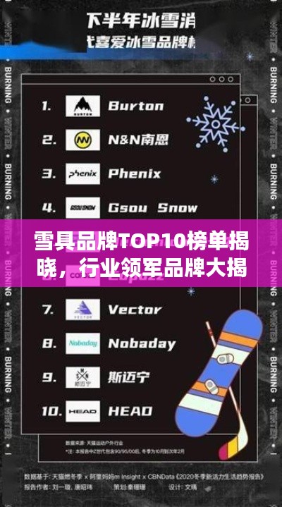 雪具品牌TOP10榜单揭晓，行业领军品牌大揭秘！