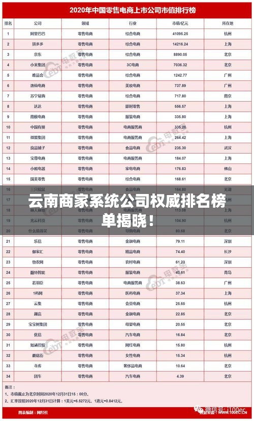 云南商家系统公司权威排名榜单揭晓！